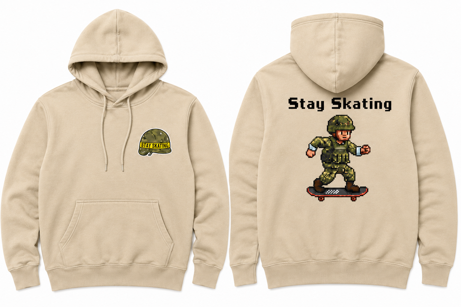 Stay skating Hoodie