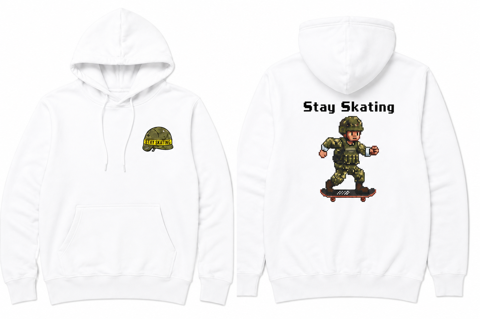 Stay skating Hoodie