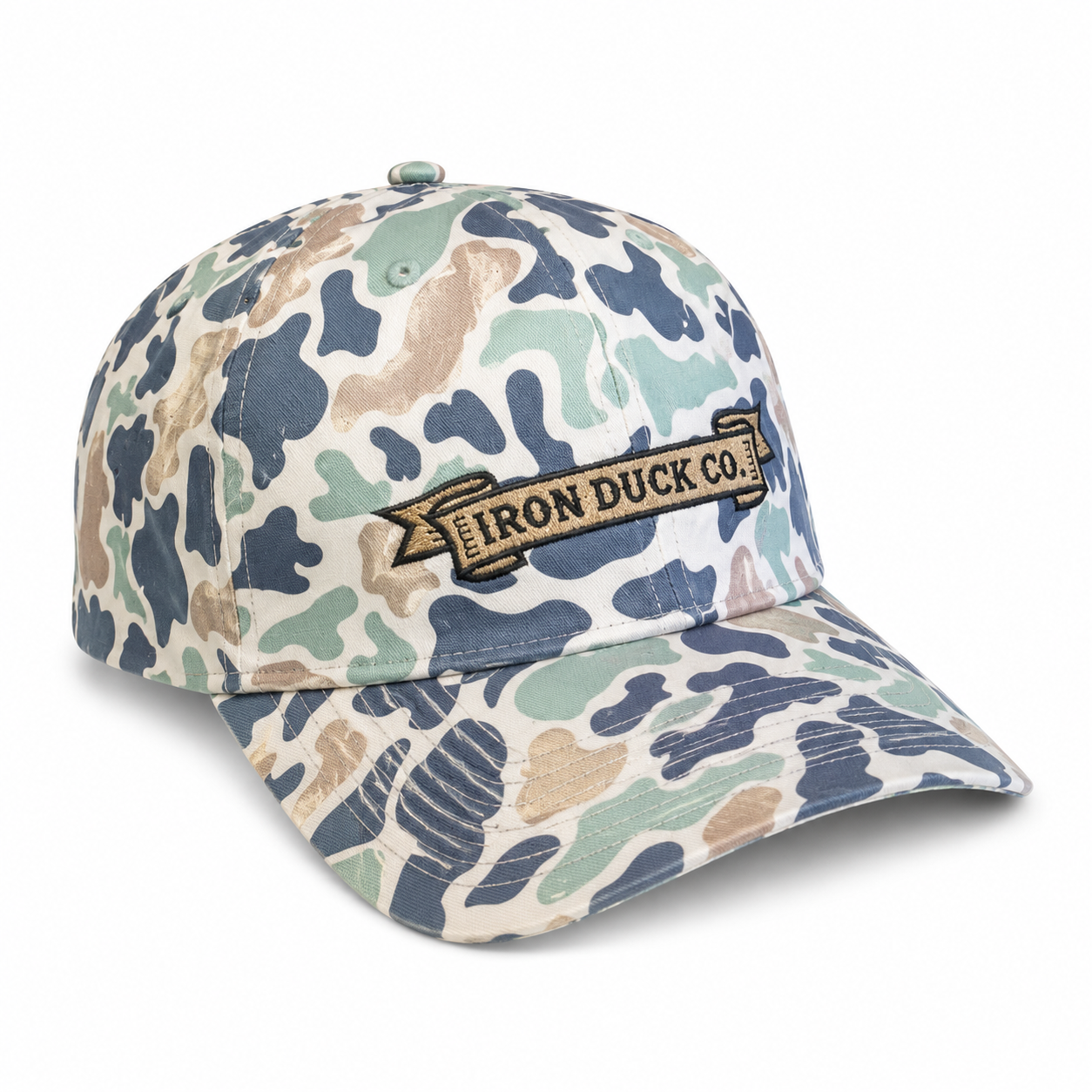 Limited Jungle Camo Iron Duck Co. Banner Snapback