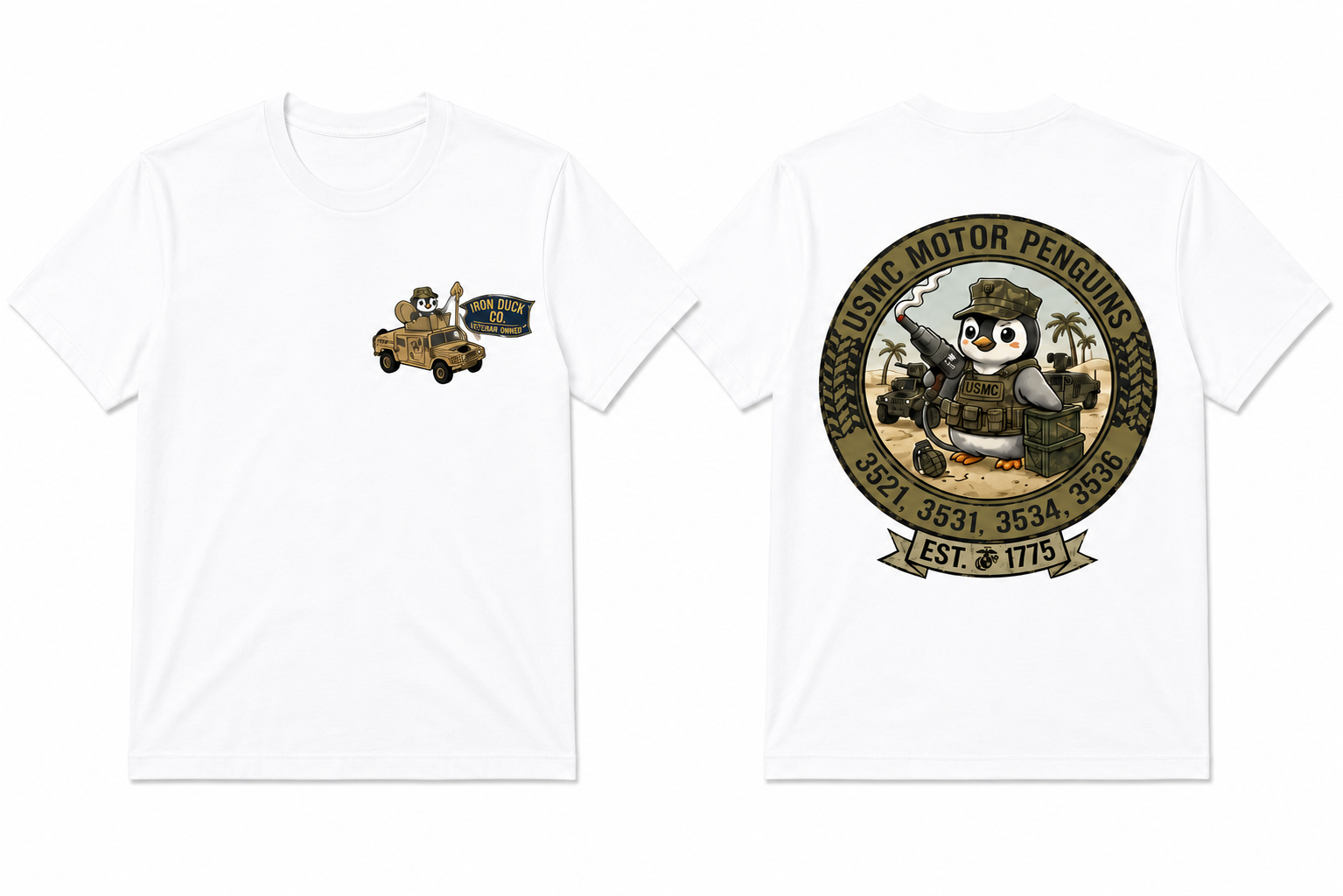Iron Duck Co Motor Penguins