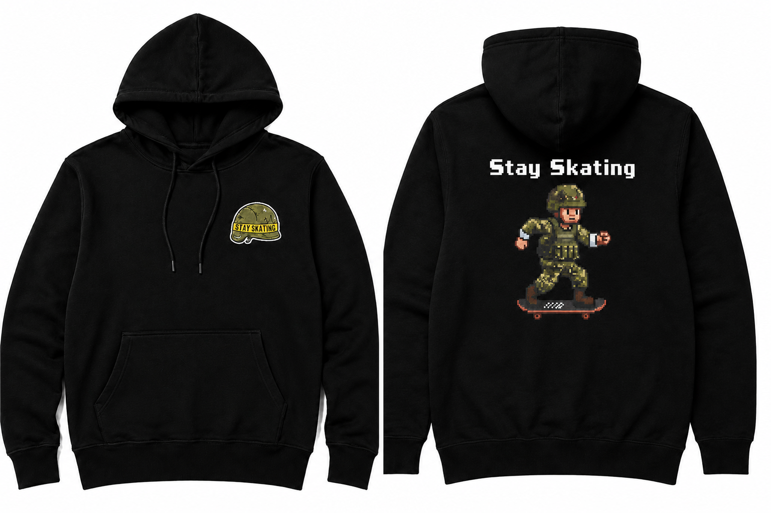 Stay skating Hoodie