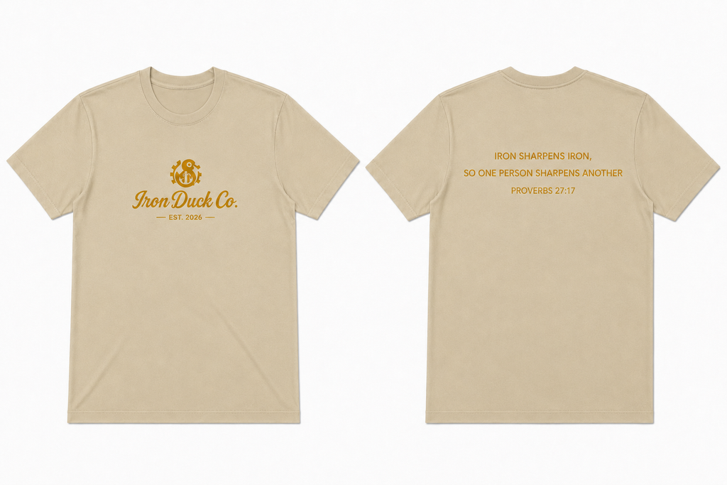 Iron Duck Co. PROVERBS 27:17 Shirt