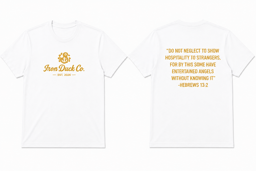 Minimalist Logo HEBREWS 13:2 print