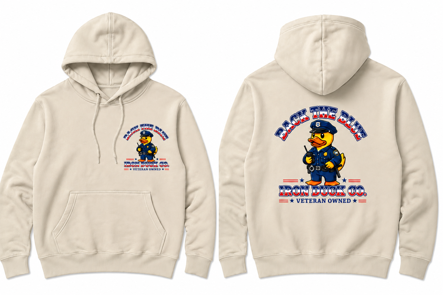 Back the Blue Hoodie