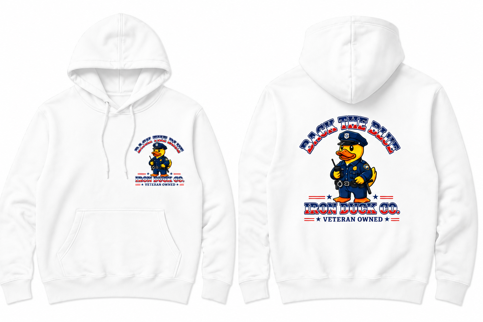 Back the Blue Hoodie