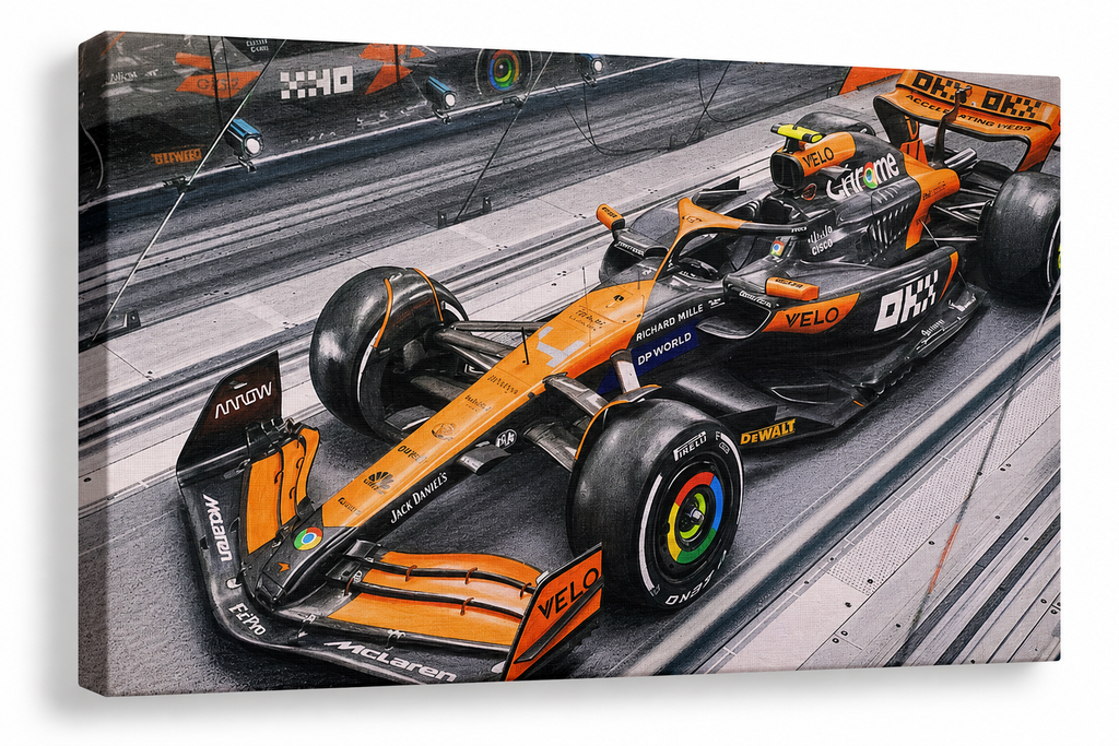 F1- Mclaren. Canvas Print
