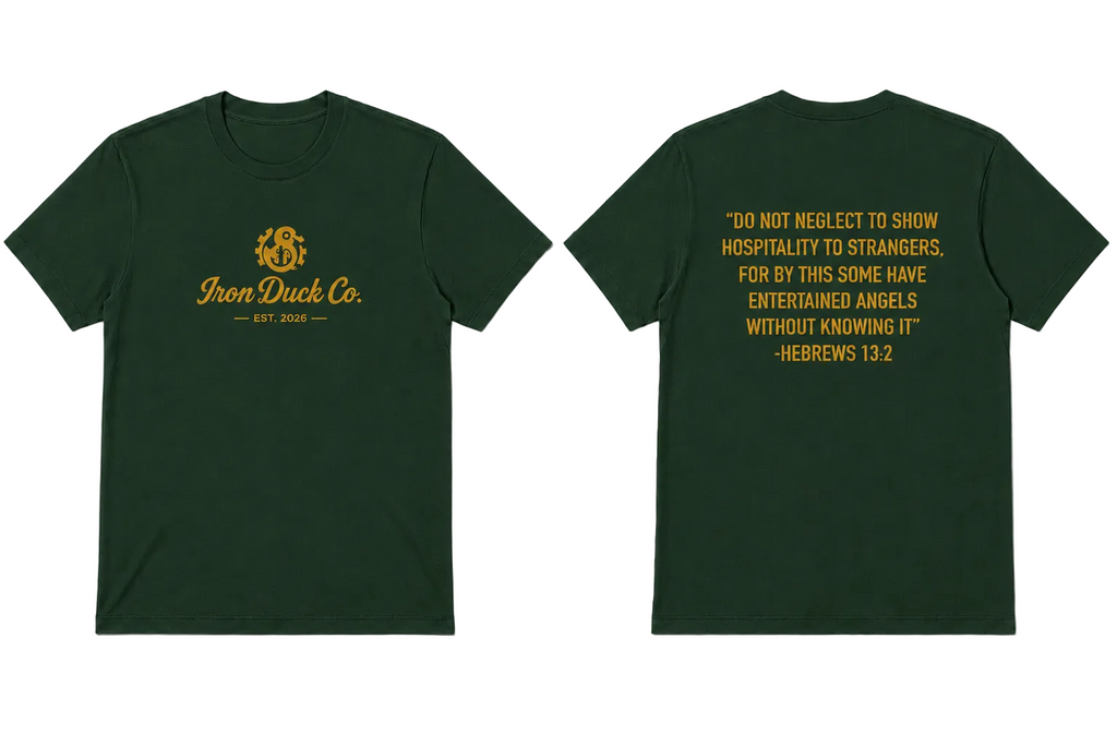 Minimalist Logo HEBREWS 13:2 print