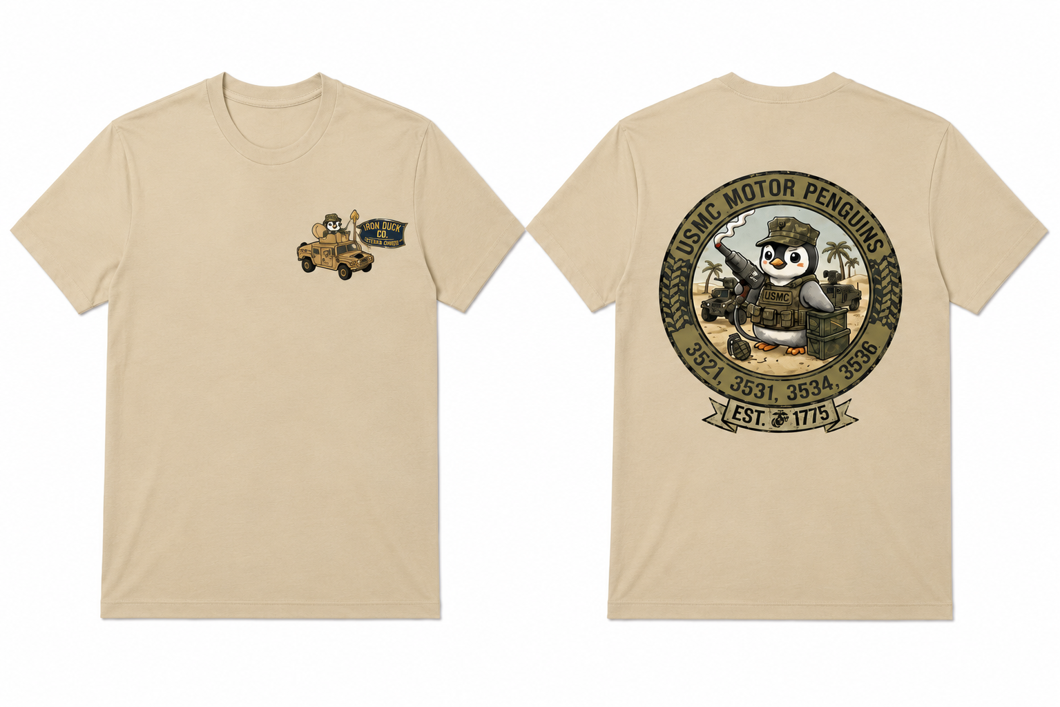 Iron Duck Co Motor Penguins