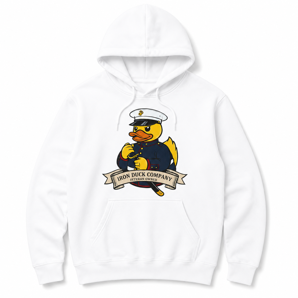 Dress Blue Duck Hoodie