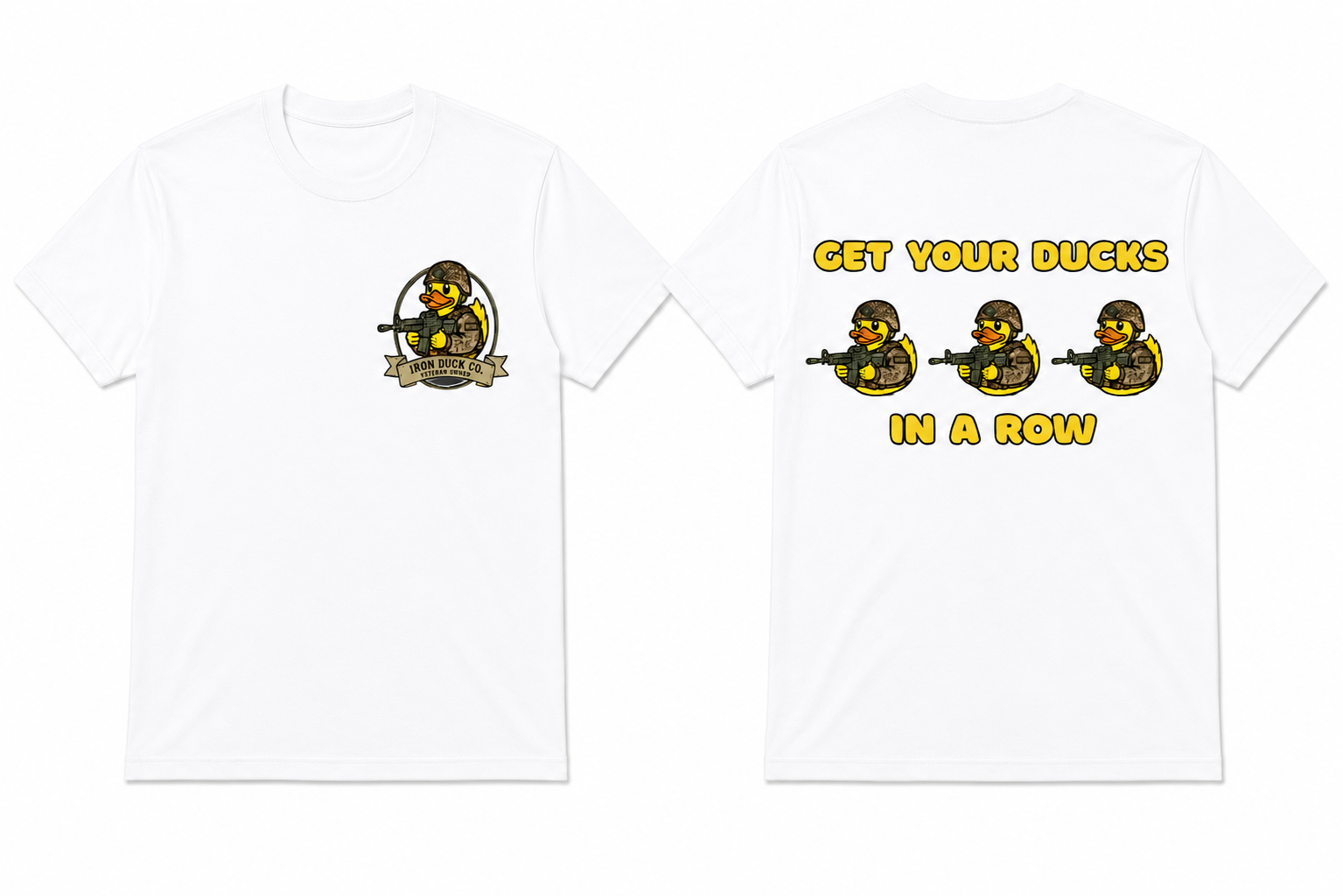 Ducks In A Row shirt