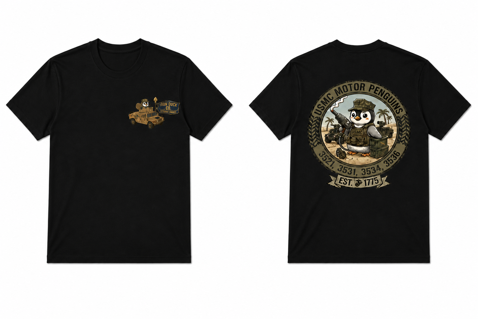 Iron Duck Co Motor Penguins